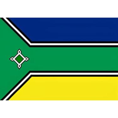 Imagem de Adesivo Resinado Bandeira do Amapá 4x6cm SPTS