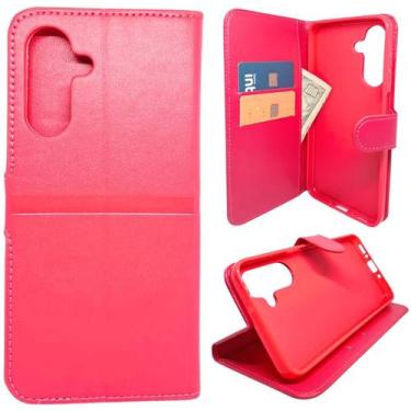 Imagem de Capa Carteira para Samsung A26 (Tela de 6.7) Capinha Case Cor:Rosa - G