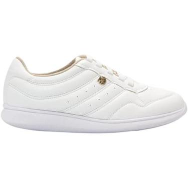 Imagem de Tênis Modare Casual Feminino com Elástico e Conforto Extra, Branco, 37