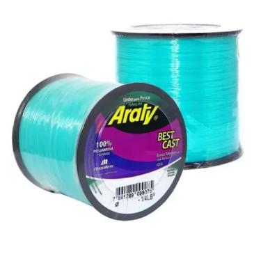 Imagem de Linha Pesca Araty Best Cast Verde 0,30 Mm 100 Gr 1238 Metros - Araty M