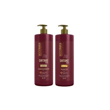 Imagem de Kit Bio Extratus Shampoo E Condicionador Shitake 1 Litro -
