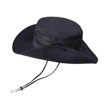 Imagem de Chapéu de Pesca Masculino Respirável - Nylon, Grandes Abas, Proteção S