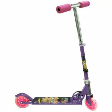 Imagem de Patinete De Alumínio Com Rodas Iluminadas Até 50kg - Turminha Do Assom
