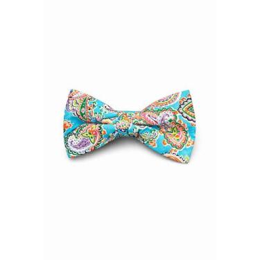 Imagem de Gravata Borboleta Adulta de Algodão Paisley Cashmere - Ties and Compan