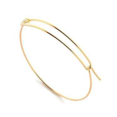 Imagem de Bracelete Radhau Fio Folheado A Ouro Feminino - Radhau Joias, Único, D