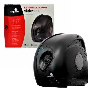 Imagem de Estabilizador Ragtech Sideway 300VA, Bivolt/115, 4 Tomadas - 20SDW5303