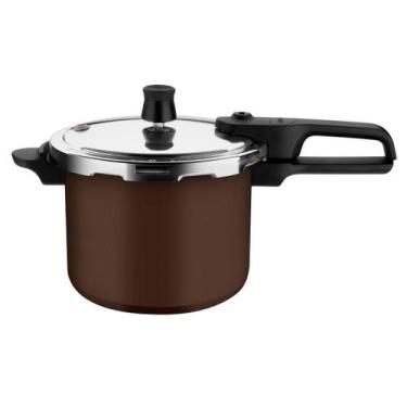 Imagem de Panela de Pressão Alumínio Fechamento Externo Segura 4,5L - Rochedo, M