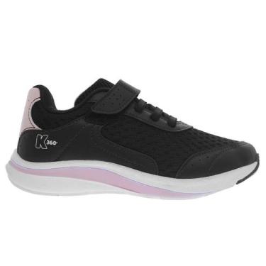 Imagem de Tênis Infantil Menina Kidy Energy 2 Preto, Preto, 32