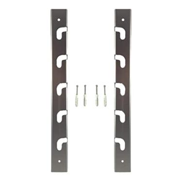 Imagem de Suporte Churrasqueira Inox Para Espetos 40cm Com 5 Divisórias - 00165 AMZ