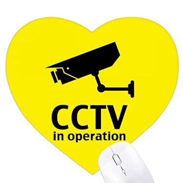 Imagem de Mouse pad com logotipo sob monitoramento Art Deco moderno coração tapete de borracha para escritório