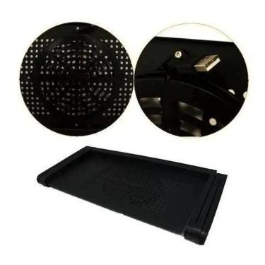 Imagem de Mesa Dobravel Para Notebook Com Cooler Portatil Mouse Pad