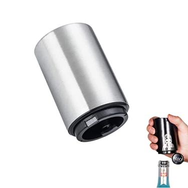 Imagem de Presente de Dia das Mães para a Mãe, Abridor de Garrafas YUDANSI Push Down, Abridores Automáticos de Cerveja, Motor de Tampa de Garrafa de Aço Inoxidável, Utensílios de Cozinha Engraçados, Acessórios