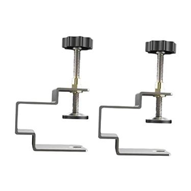 Imagem de Bothyi Braçadeira universal para marcenaria dispositivo gaveta braçadeiras de instalação frontal fixador de hardware clipe de fixação de painel ajustável, 5,9 cm x 3 cm