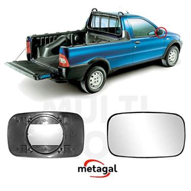 Imagem de Lente Retrovisor Direito Fiat Strada 1998 1999 2000 2001