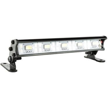 Imagem de Apex RC 5 LED 89 mm barra de luz de alumínio serve para LaTrax SST, Traxxas 1/16 faixa, carimbo/4x4/Nitro, Nitro Sport, E-Revo, Redcat Volcano EPX/S30, Caldera 10E/3.0, ECX 1/18 Torment & More #9042