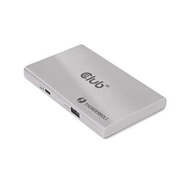 Imagem de Club 3D Smart Power Portátil 5-1 Thunderbolt 4 Hub, Carregamento Máximo de 60W para Laptop, 8K @ 30Hz ou Display Dual 4K @ 60Hz, CSV-1580