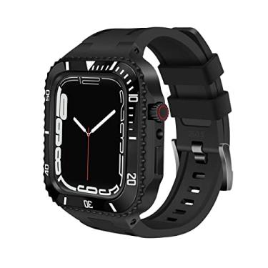 Kit 5 Pulseiras de silicone esportivas compatíveis com Apple Watch de 45mm  44mm, 42mm, 41mm 40mm, 38mm compatíveis com iWatch Series 8/7/6/5/4/3/2/1  em Promoção na Americanas