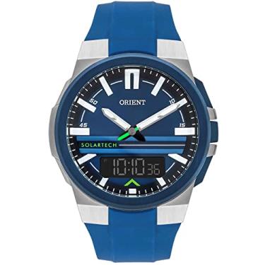 Imagem de Relógio Orient Masculino Ref: Mtspa005 D1dx Anadigi Solar Prateado