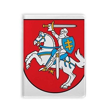 Imagem de Caderno com emblema nacional da Lituânia Europa, Diário de capa macia