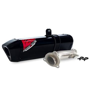 Imagem de Escape/Ponteira Coyote TRS 2 Way Alumínio - CB 500 F/R/X ano 2014 até 2019 - Preto/Black