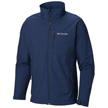 Imagem de Columbia Jaqueta masculina Ascender Softshell, resistente à água e ao vento, azul gasolina G