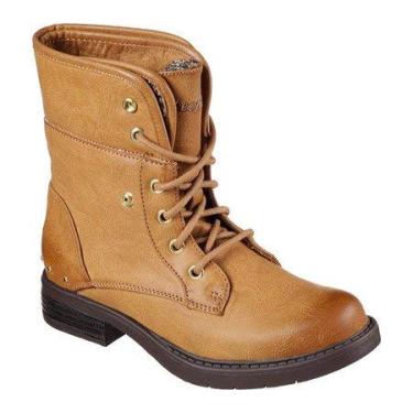 Imagem de Skechers Girls' Truffles Foldinista Ankle Boot,Camel,US 11 M