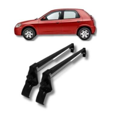 Imagem de Rack De Teto Bagageiro Aço Chevrolet Celta 2005 4 Portas