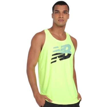 Imagem de Camiseta Regata New Balance Accelerate Fluorescente Bmt03202-Masculino
