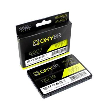 Imagem de SSD 120GB OxyBR, SATA, 550 MB/s de Leitura, e 450 MB/s de Gravação