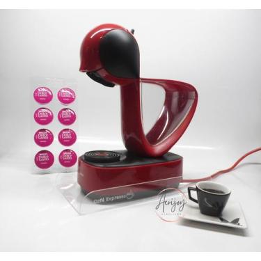 Imagem de Bandeja Base Acrílico Para Cafeteira Café Expresso - ACRIJOY