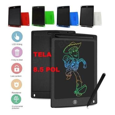 Imagem de Tablet lcd Lousa Magica infantil Desenhos escrita apaga clique - ZEM
