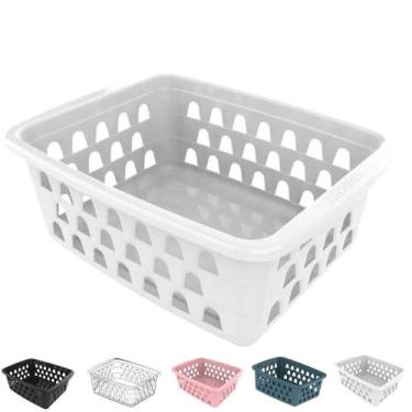 Imagem de Cesto Organizador Multiuso Decorativo Pequeno p/ Gaveta Armário 16x13 