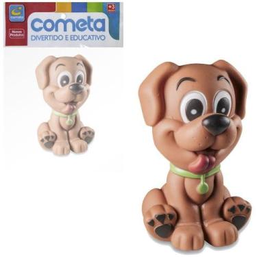 Imagem de Animal cachorro de vinil colecao bichinhos 11x7,5cm na solapa - COMETA