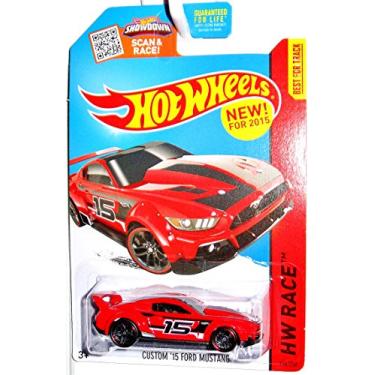 Imagem de Hot Wheels, 2015 HW Race, Custom '15 Ford Mustang [Red] 154/250_AB