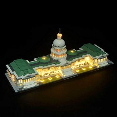 Imagem de brickled LED Light Kit for Lego 21030 Architecture United States Capitol Building (Lego Set no Included)
