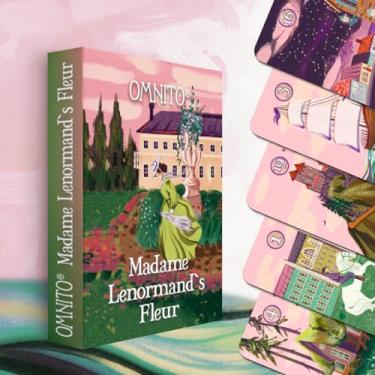 Imagem de OMNITO Madame Lenormand`s Fleur | Wisdom Oracle for Love and Life | Vintage 36-Card Set with Guide Book for Soul, Destiny, and Fortune Reading