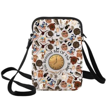 Imagem de BWWKTOP Bolsa transversal Sarah & Jareth Wiseman & Goblin Fans Inspired Gift Ello Worm Bolsa de ombro Sarah And Jareth Merch, Bolsa You Remine Me Xk
