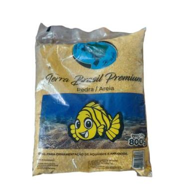 Imagem de Pedrinha aquário e arranjos premium 800gr - terra brasil, Amarelo