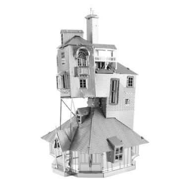 Imagem de Miniatura De Montar Metal Earth Harry Potter Burrow MMS444, prata