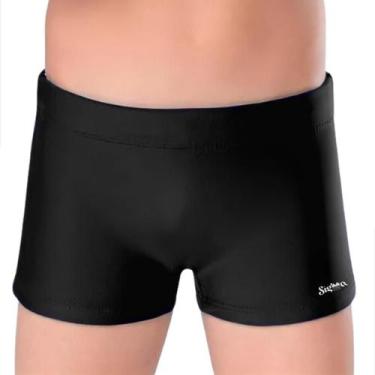 Imagem de Sunga Boxer Infantil Juvenil Box Forrada Proteção Solar Uv 50+ Menino 