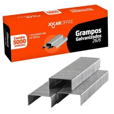 Imagem de Caixa De Grampos Galvanizado P/ Grampeador 26/6 Jocar Office