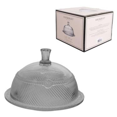 Imagem de Queijeira de vidro Thalia 19cm qjra012 - Hauskraft