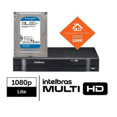 Imagem de Dvr Stand Alone mhdx 1104 Multi HD 4 Canais C/Hd 1Tb - Intelbras