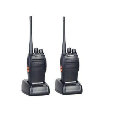 Imagem de Rádio Comunicador Walkie Talkie Baofeng Com Fone