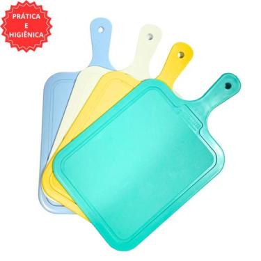 Imagem de Tábua de Carne Legumes Multiuso Prática Higiênica Plástico - injeplast