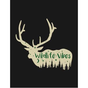 Imagem de Notebook: Wild Life Vibes: Journal Notebook Best Gifts For Anyone 8.5x11 100 Pages