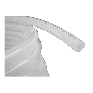 Imagem de Saint-Gobain AHJ001718 Tygon 3370 I.B. Tubo de mangueira de silicone reforçado com trança, 3/40.6 cm ID, 1,125 cm OD, 1,520 cm de comprimento, preto