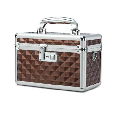 Imagem de Caixa de armazenamento com trava de chave, caixa de armazenamento de medicamentos com chave, caixa de primeiros socorros vazia, caixa de segurança para cadeado, organizador de medicamentos, caixa de