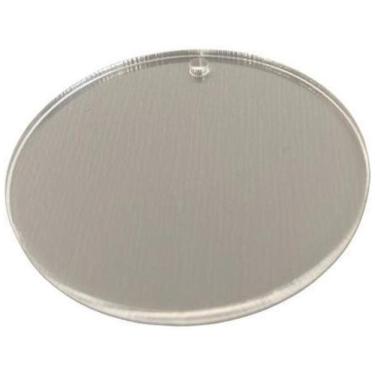 Imagem de Base 2Cm Redonda Acrílico 1 Furo Chaveiro Medalha 60Peças