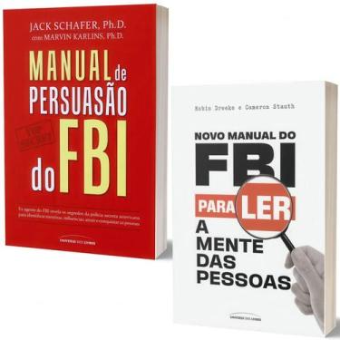 Imagem de Kit Manual de persuasão do FBI + Manual do FBI para Ler a Mente das Pe